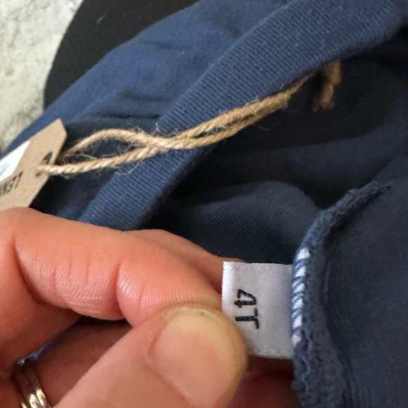 NWT- LENNON & WOLFE Kids Plato Harem Pant in Midnight Blue - Picture 7 of 10